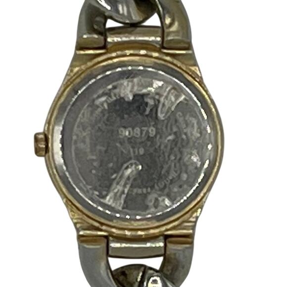 Fashion Analog Chain Watch in Stainless Steel and Black - Picture 6 of 6